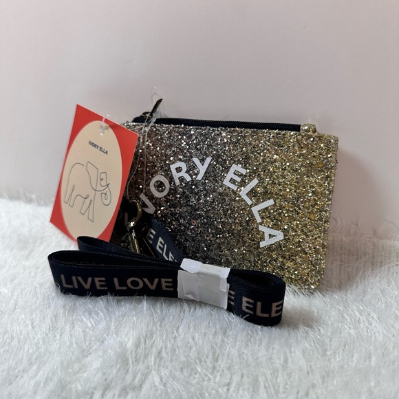 Ivory Ella Glitter Wallet - Picture 1 of 7